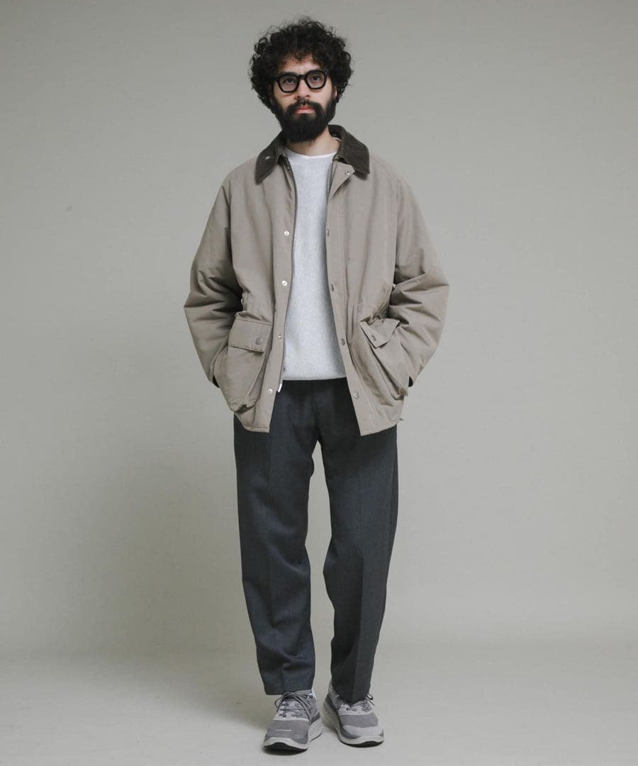 Barbour×URBS OS Bedale GREY サイズ38 ビデイル