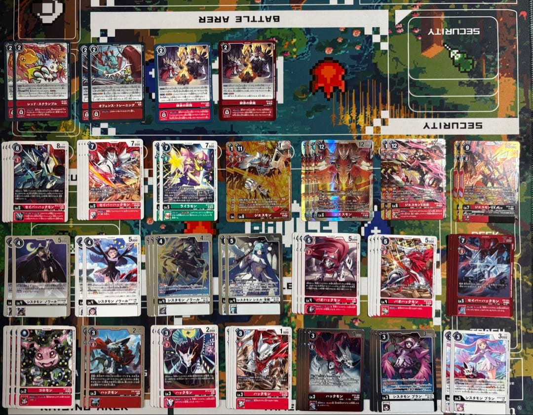 A ジエスモンデッキ　デッキパーツ　デッキ　デジモン　デジカ　デジモンカード