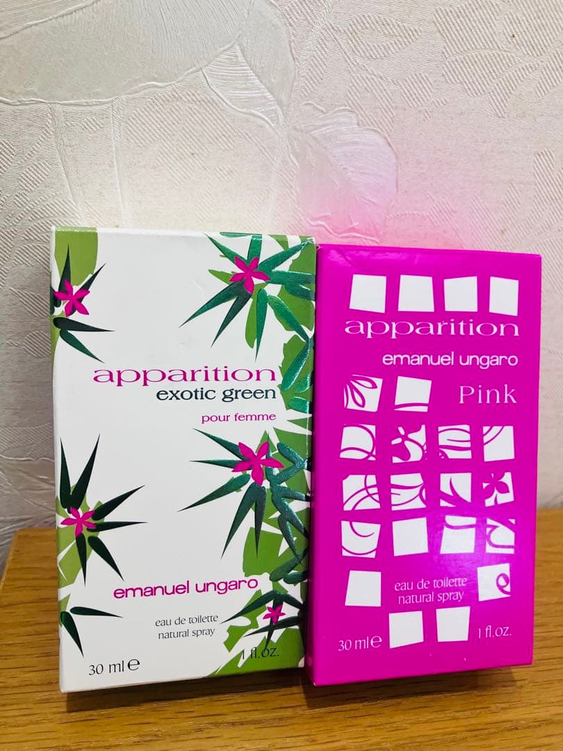 ☆新品☆ エマニュエル・ウンガロ アパリションエキゾティックグリーンとピンク