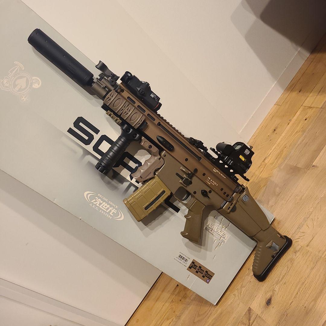 フルカスタム　スカーL 次世代電動ガン　東京マルイ　エボリューションギア　サイト