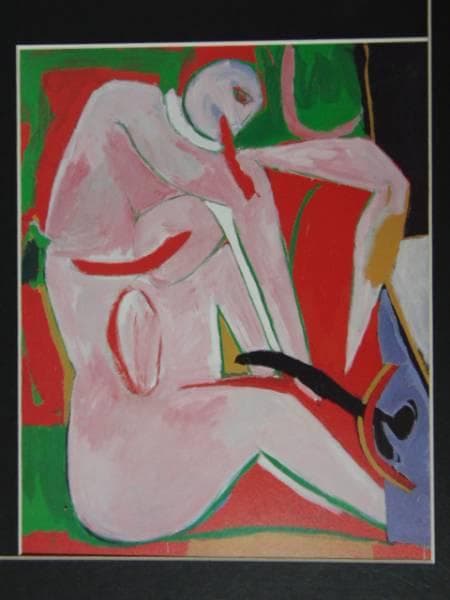 池田満寿夫、裸婦１（絶筆）、希少画集画、高級額装、状態良好