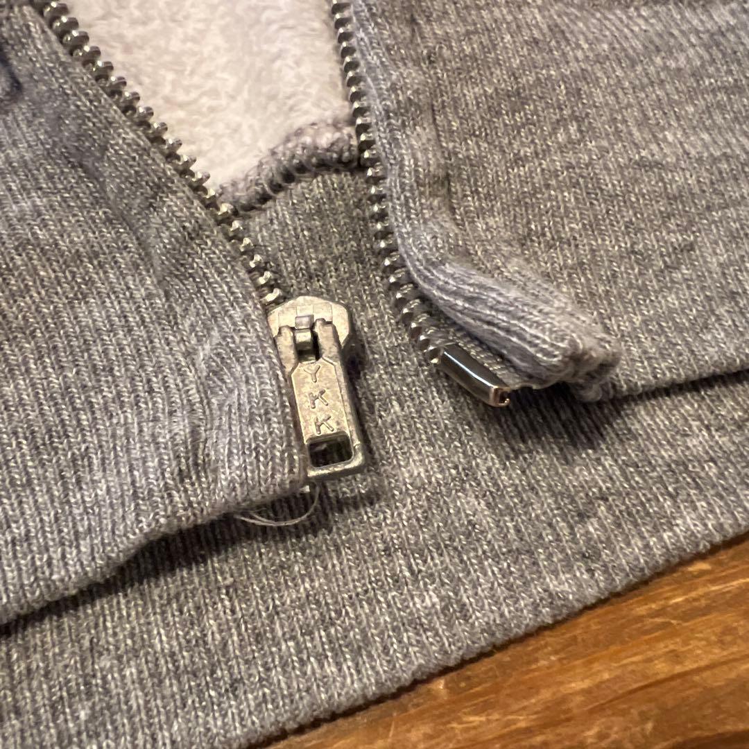 美品90s☆ JERZEES アルミジップパーカー☆USA製