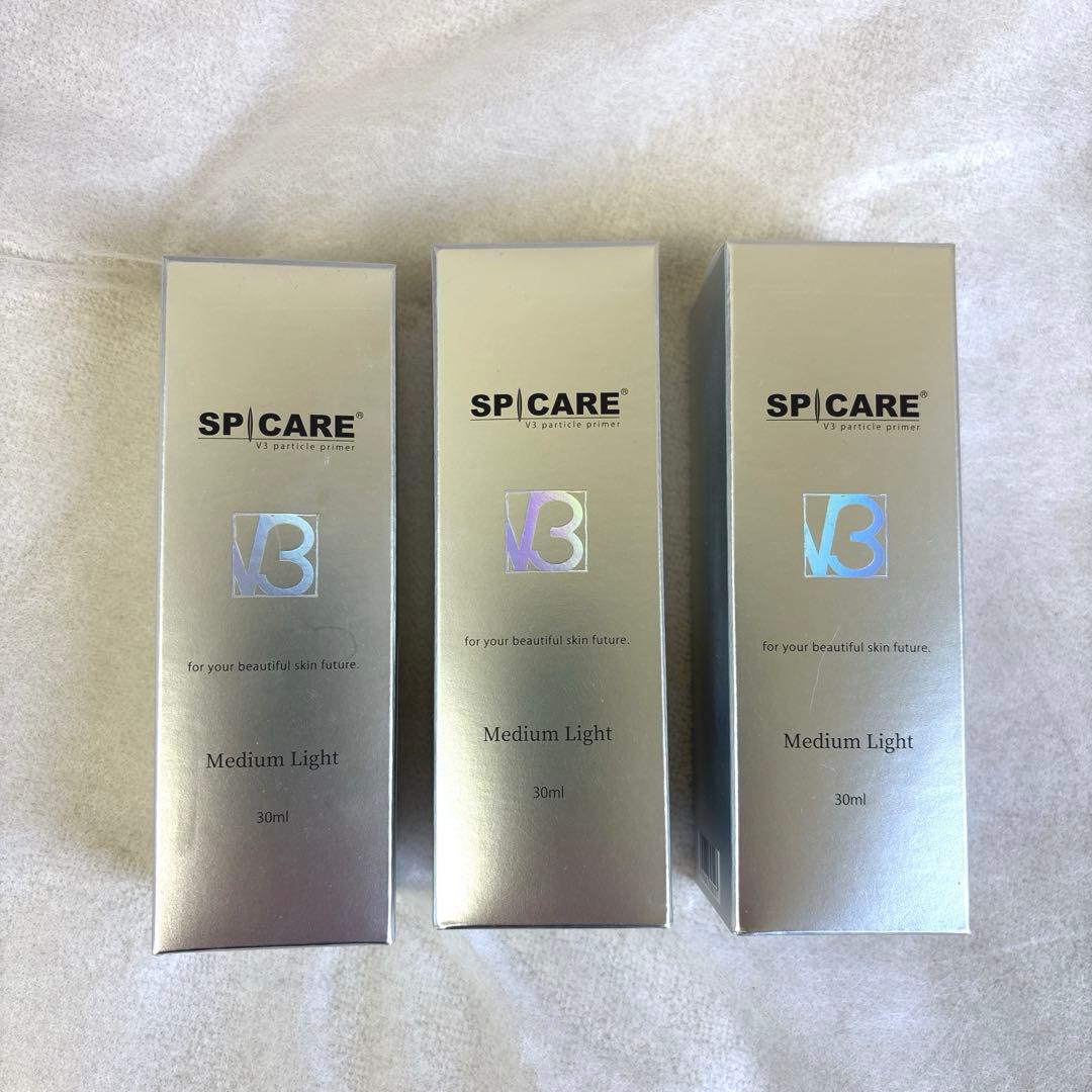 スピケアV3ParticlePrimerMedium Light30ml3個