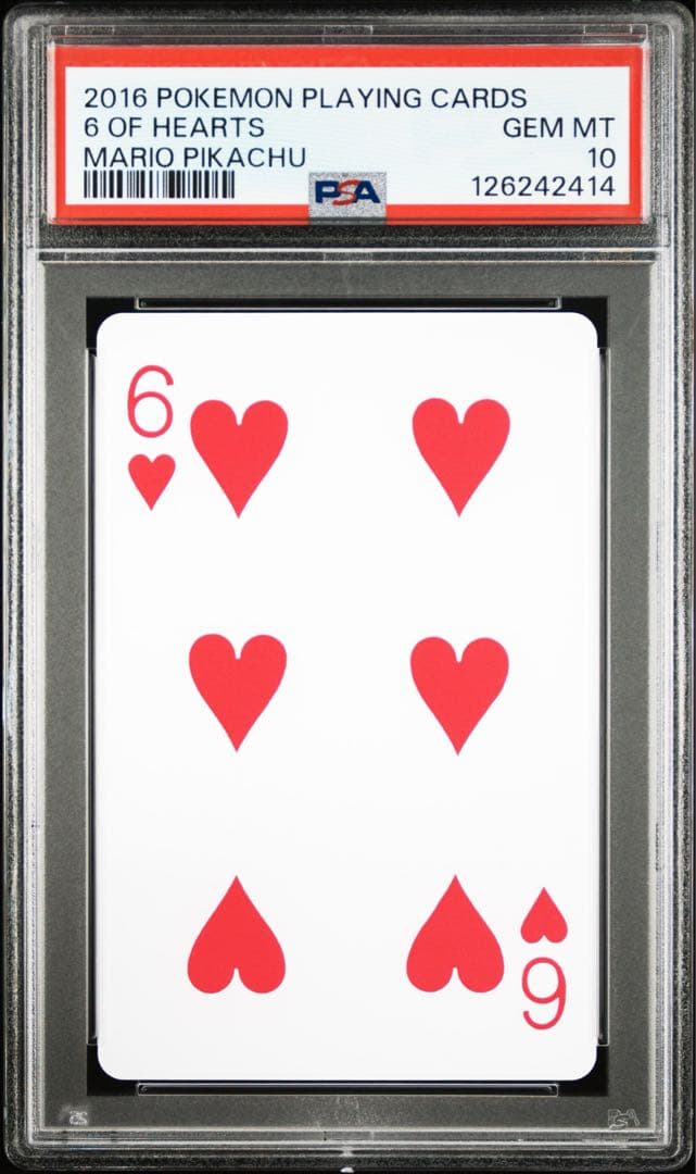 PSA10】ポケモン×任天堂 2016年マリオピカチュウトランプ ❤️6 - メルカリ