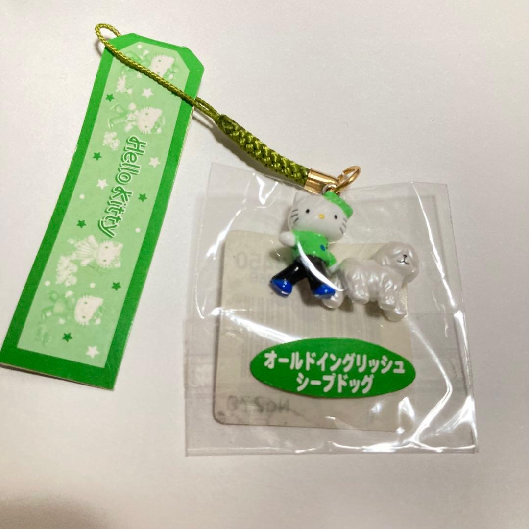 激レア ハローキティ オールドイングリッシュシープドッグ 犬とお散歩シリーズ オッティ Otty ハローキティ・リボン付きキャリーカゴバッグ【小型犬