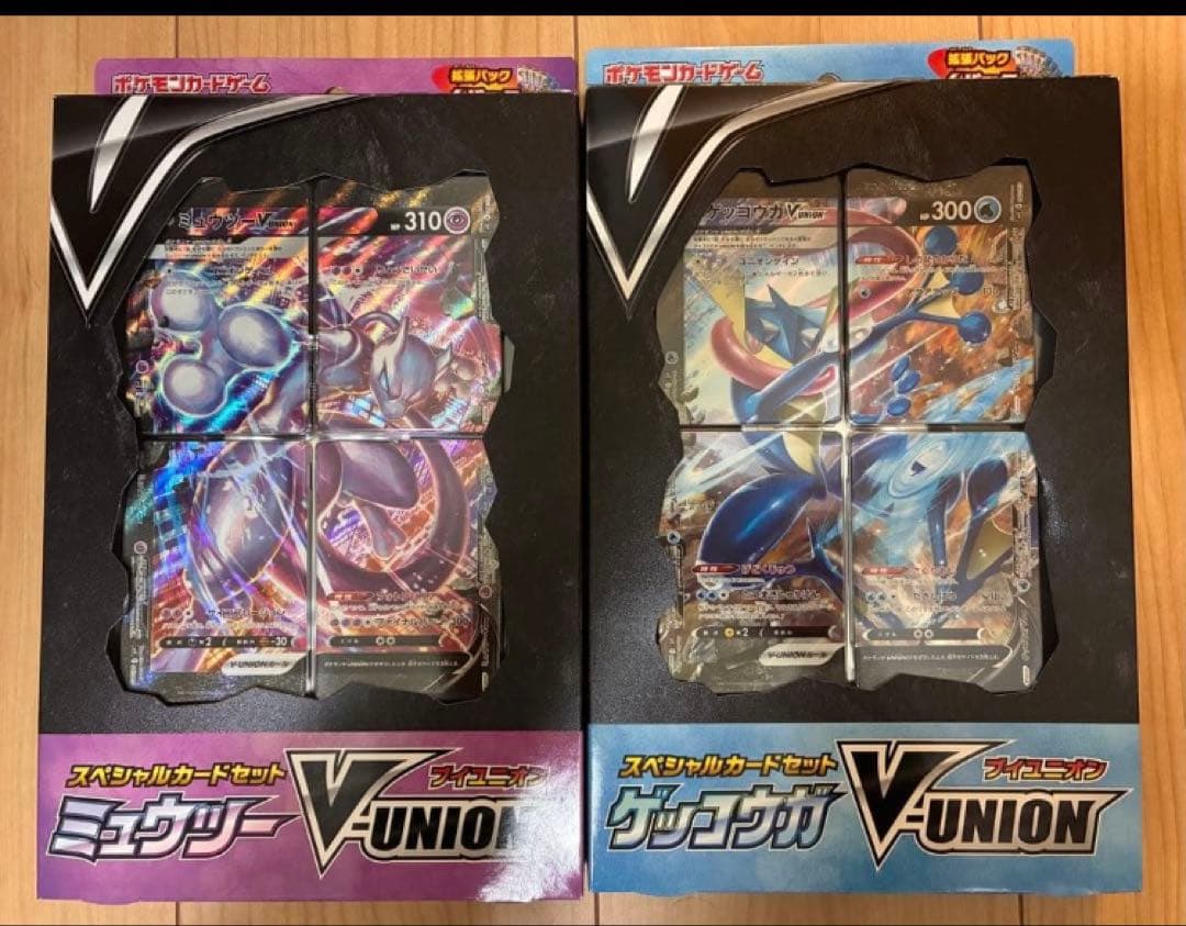 スペシャルカードセット ミュウツーVUNION & ゲッコウガVUNIONセット