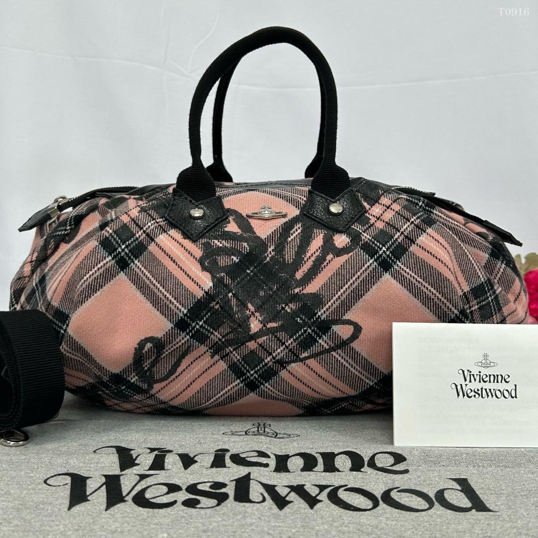 【極美品】ヴィヴィアンウエストウッド オーブ 2way ボストンバッグ ヤスミン