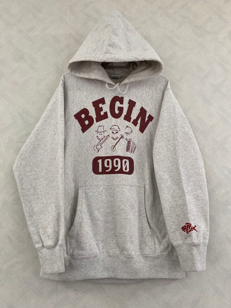 BEGIN 1990 パーカー L ビギン 比嘉栄昇 島袋優 上地等 島人ぬ宝