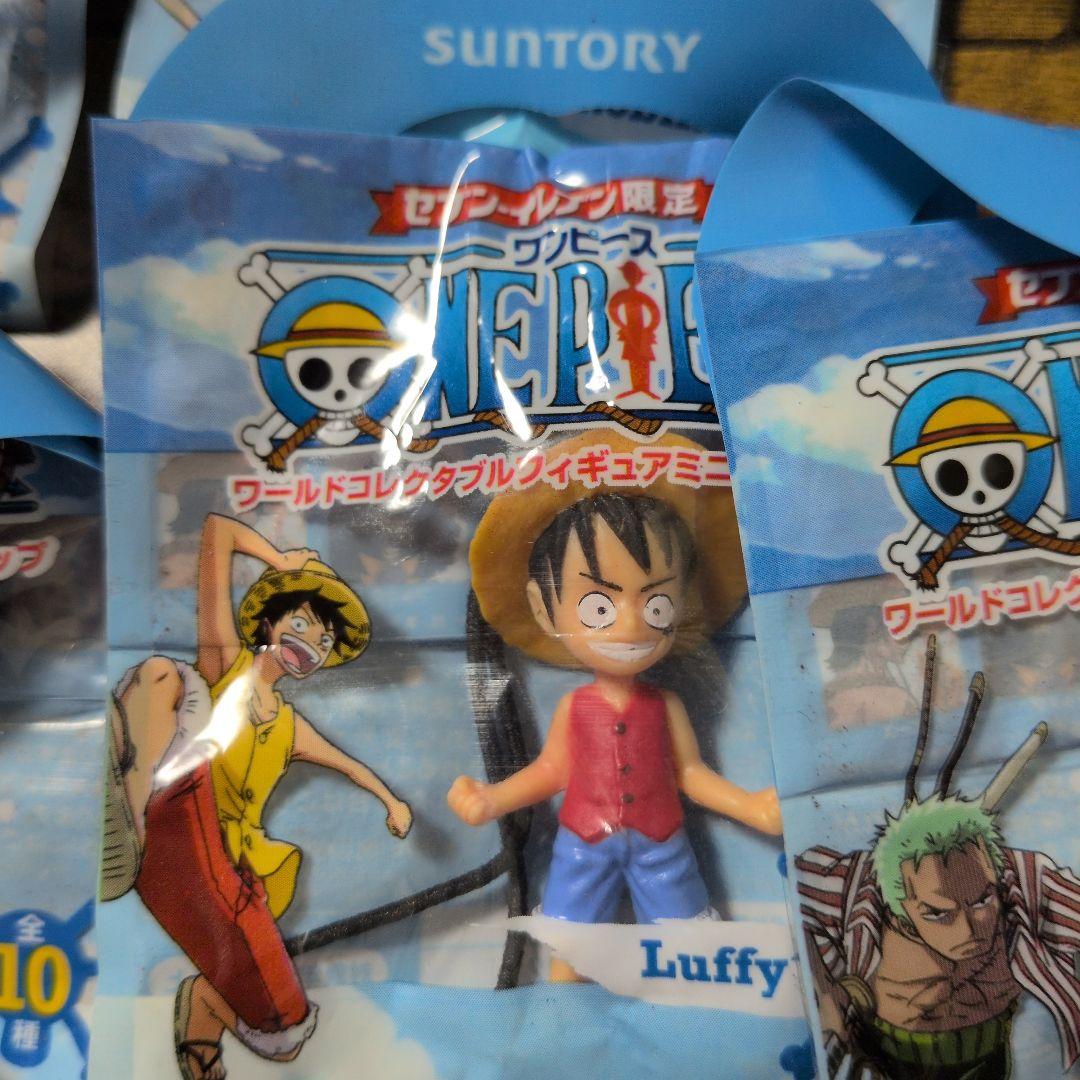 サントリー セブンイレブン限定 ワンピースフィギュアミニストラップ全
