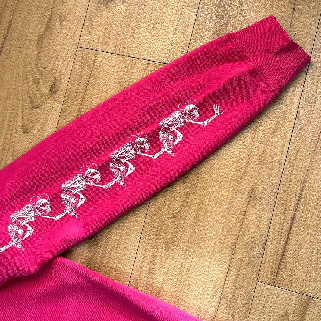 美品 GODGODTOWN ゲロ魔神 パーカー ピンク 2XL 3L - メルカリ