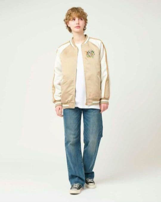 フラワーカンフーラムチョップ｜スカジャン 男女兼用 XL 新品 - メルカリ