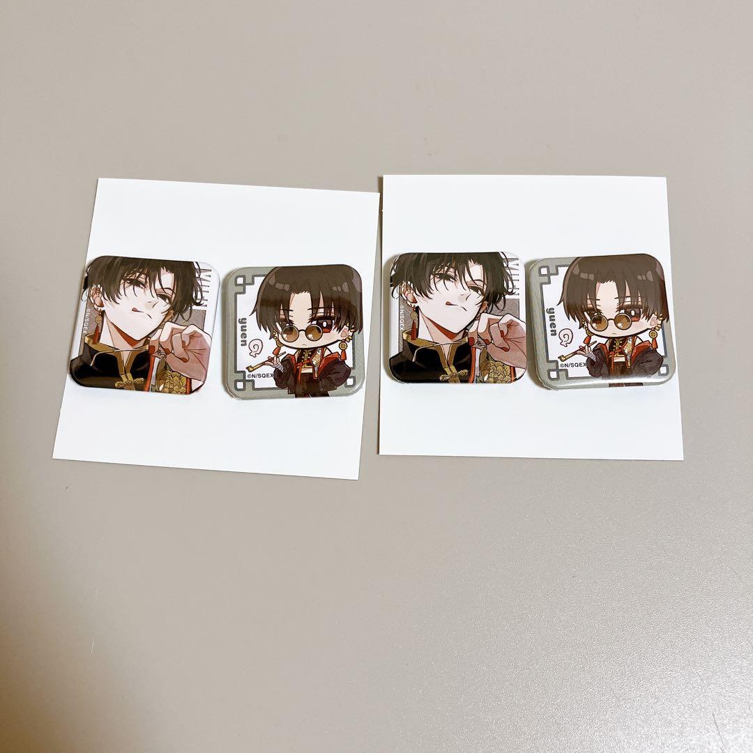 小夜@値下げ交渉◎ 　憂炎　スクエア缶バッジ