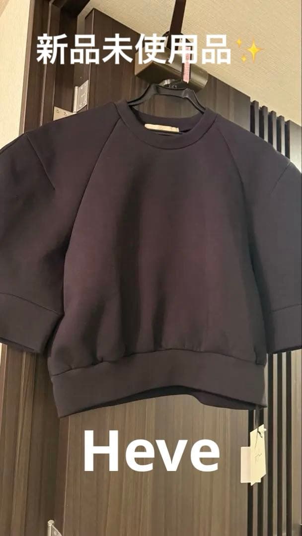 トップス heve Cloudy Tops black