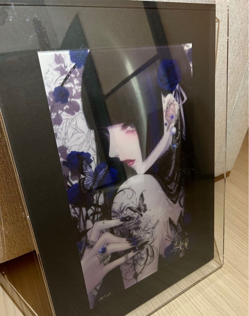 ☆ 毒の花 皐月恵 技法 ミクスドメディア シリアルナンバー 38 - メルカリ