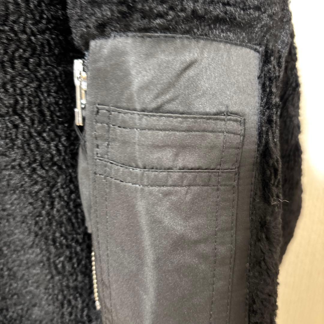 LASUD ファーボアコート ブラック 未使用品 サイズ9号 定価34000円