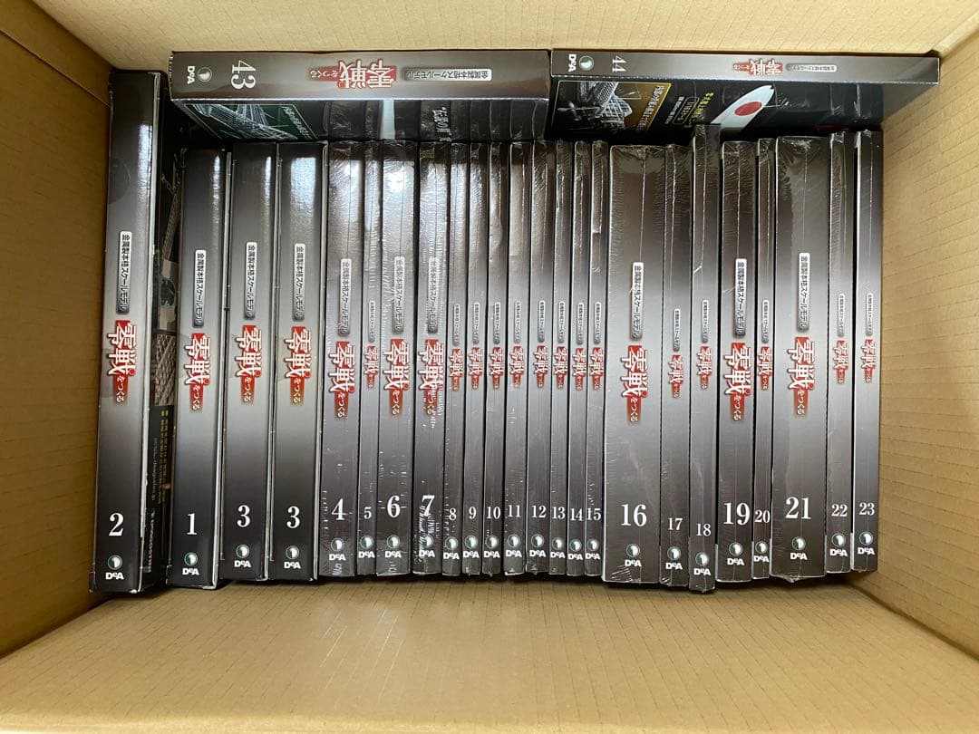 零戦をつくる 全巻セット　1巻〜100巻 デアゴスティーニ 金属製モデル デアゴスティーニ 零戦をつくる 全100巻 零式艦上戦闘機二一型 1/16