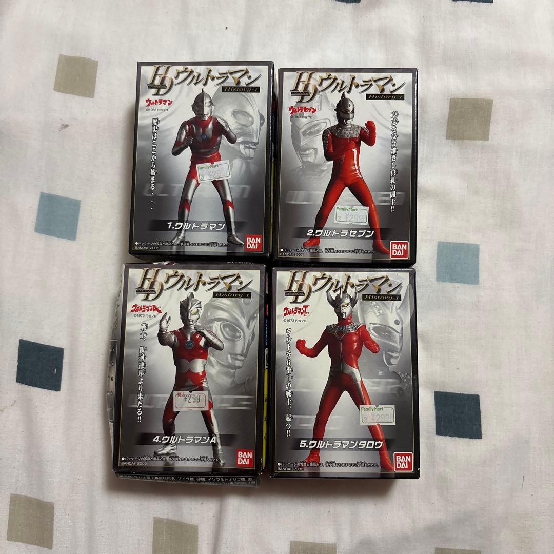 HDウルトラシリーズ4体