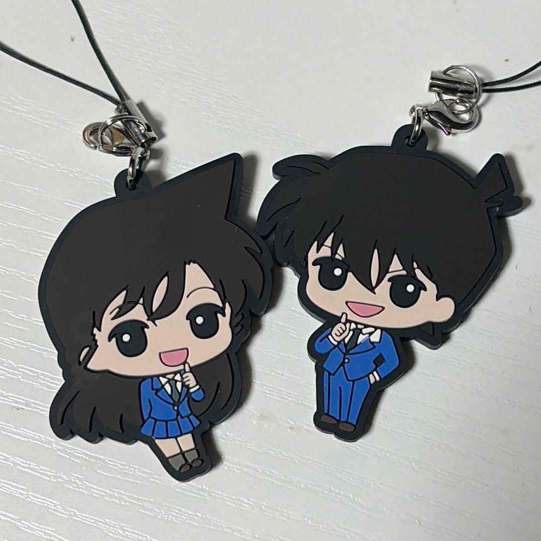 名探偵コナン カプセルラバーマスコット 毛利蘭 工藤新一 - メルカリ