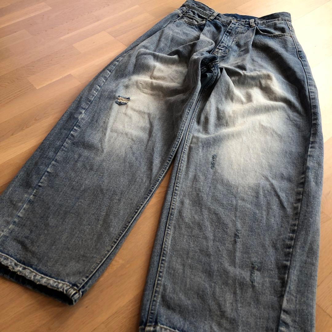 パンツ Spick&span 5 1/2 TUCKBARREL DENIM 28 WEB限定サイズ有り / 追加》5 1/2 TUCKBARREL DENIM（デニムパンツ