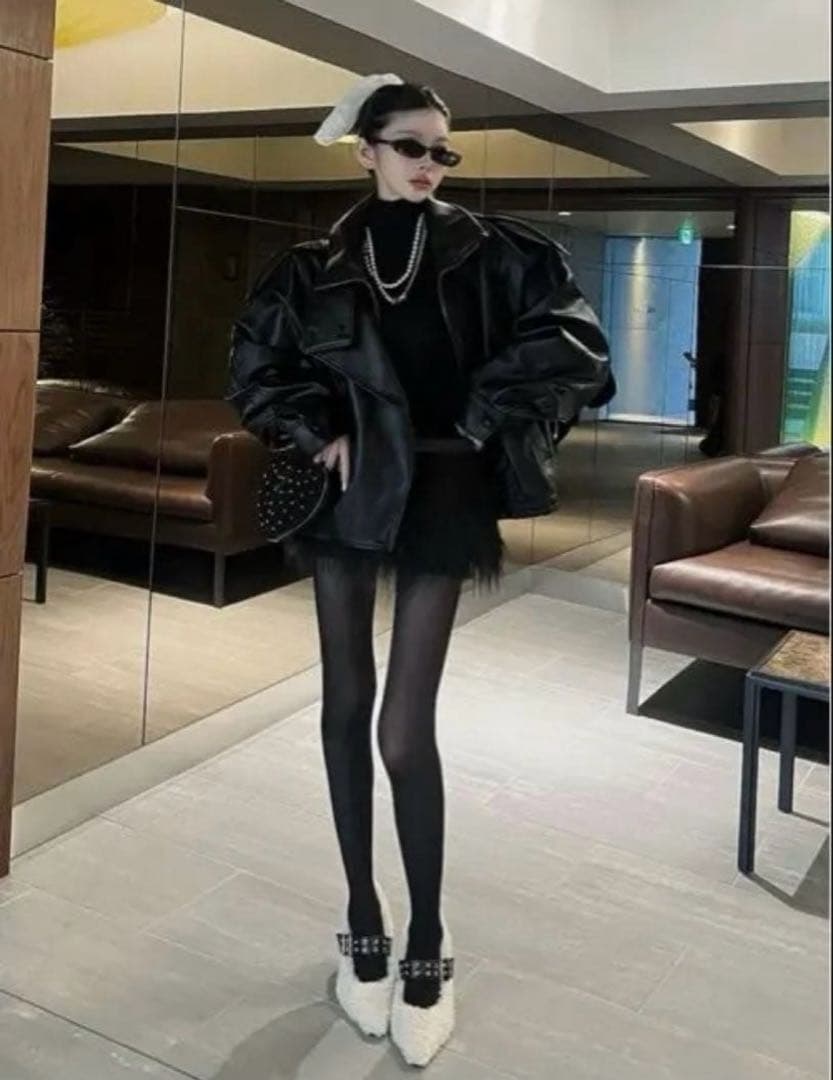 Darich プードルファーベルトパンプス　IVO