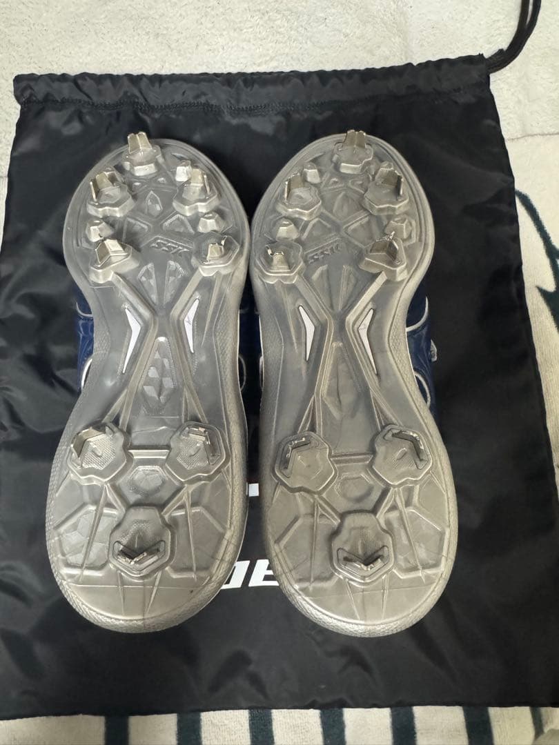 プロエッジ ベルト スパイク ネイビー　25.5cm