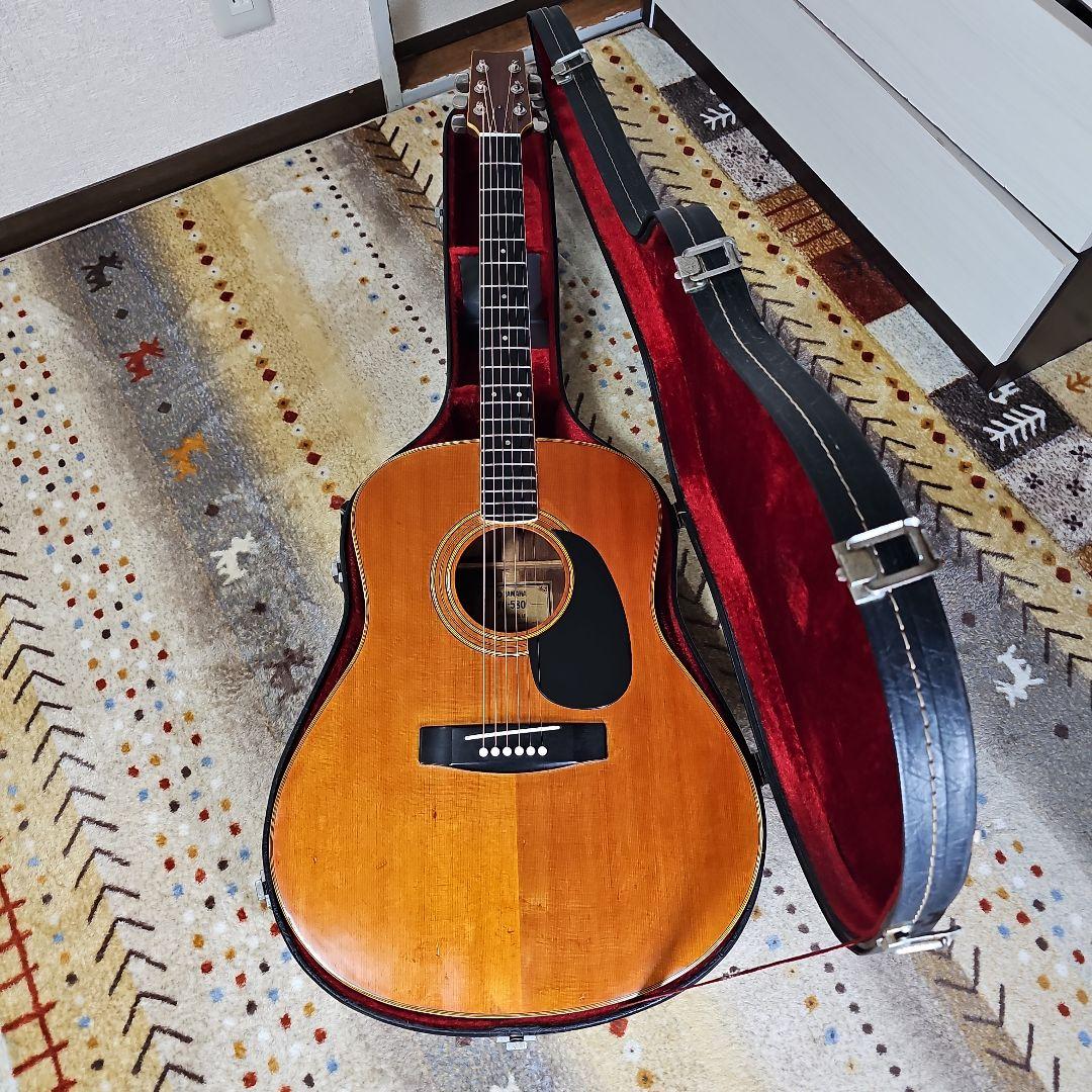 YAMAHA.FG-580グリーンラベル。 トップバック単板低弦高！