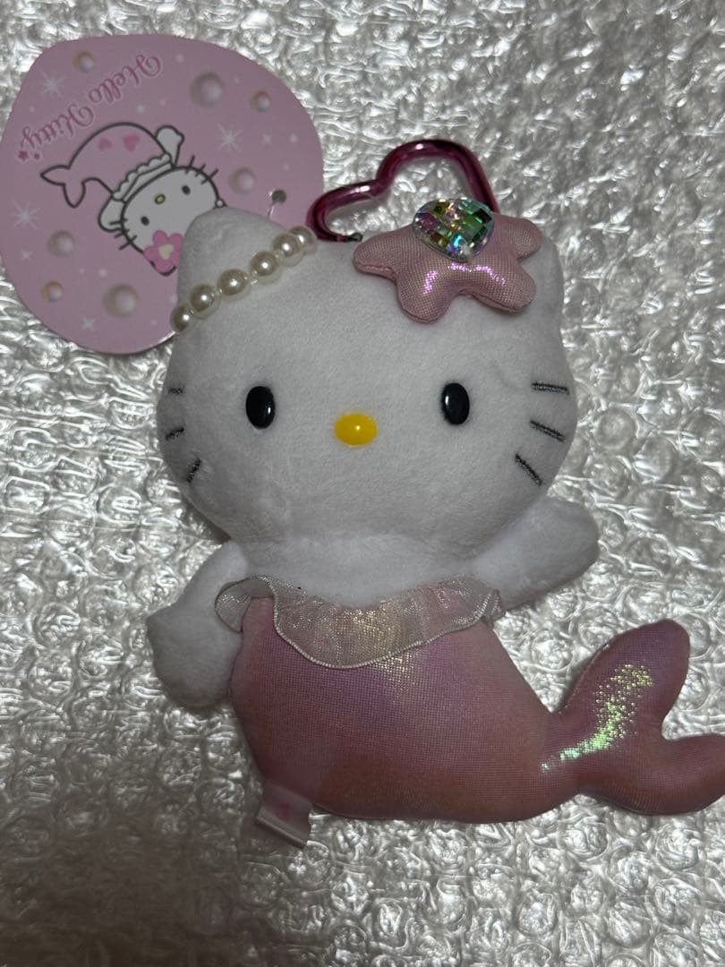 キティ カラビナ ぬいぐるみマスコット マーメイド 人魚 未使用タグ