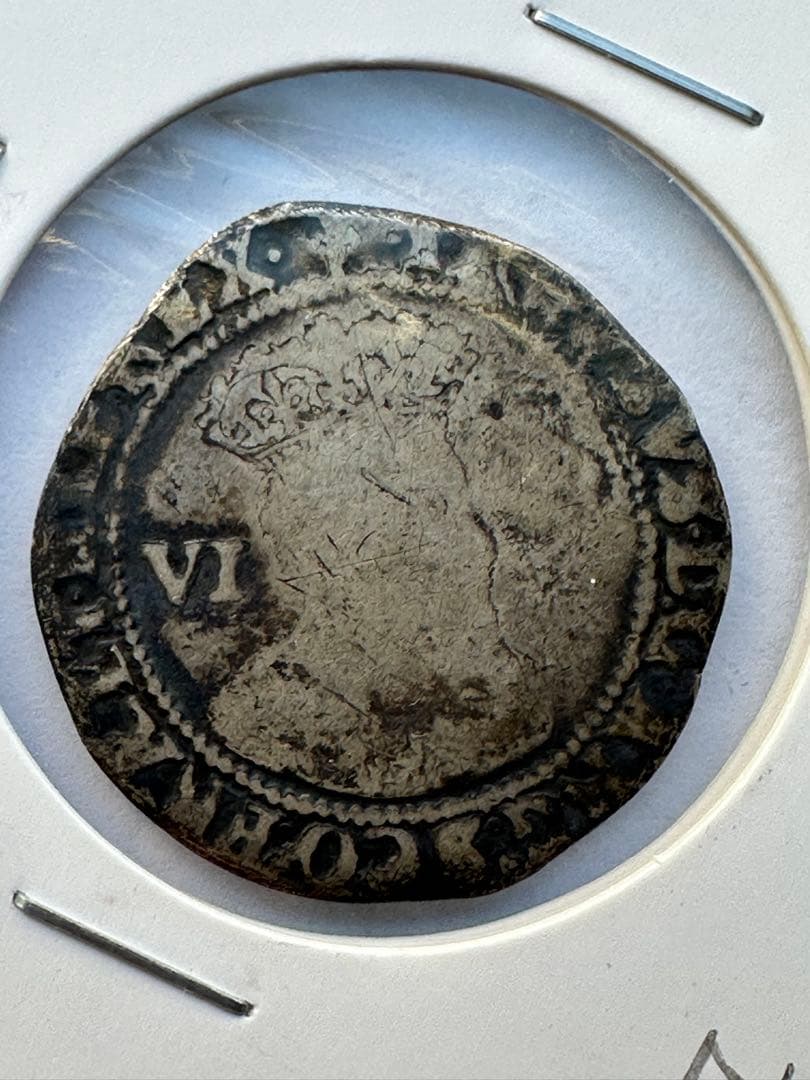 イングランド王国 ｜ 6ペンス銀貨｜1604年｜ジェームズ1世イギリス 銀貨珍品