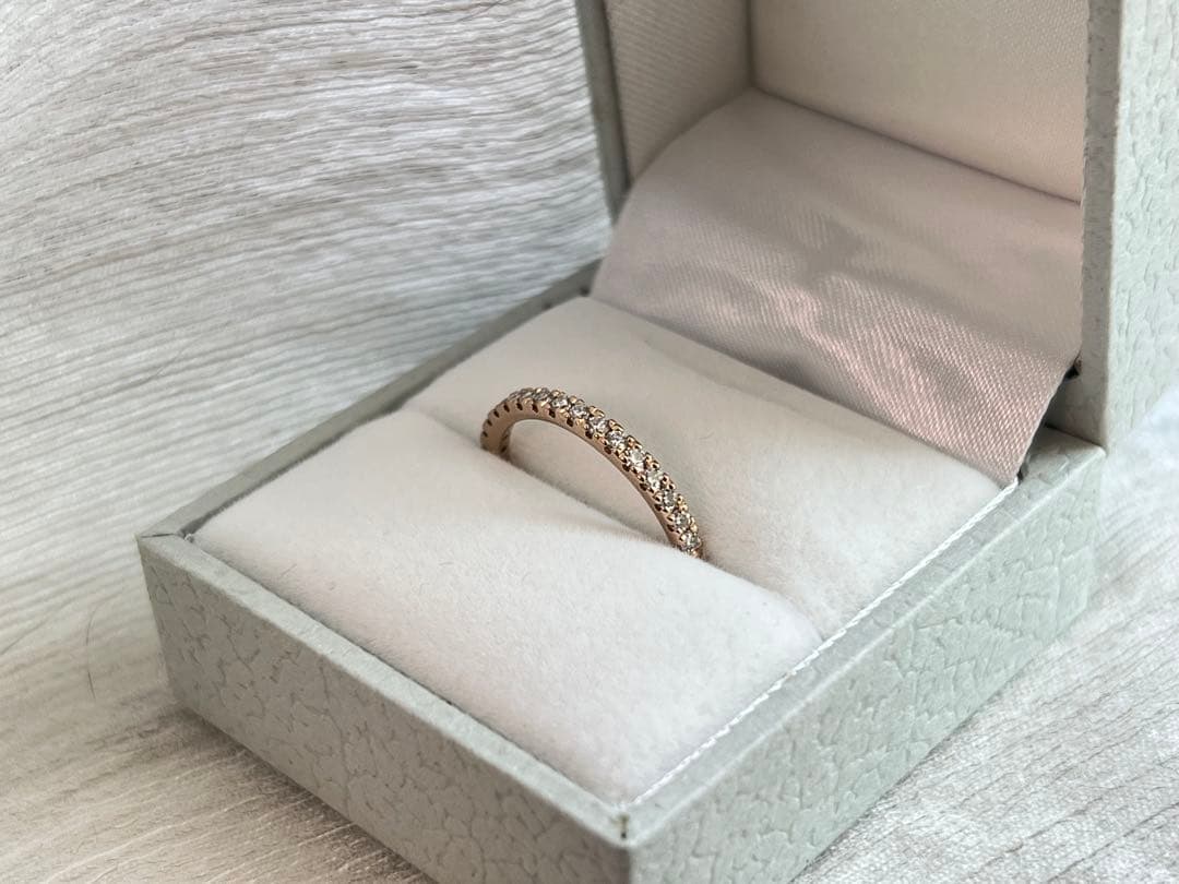 ロイヤルアッシャー ハーフエタニティ K18PG 12号 - メルカリ