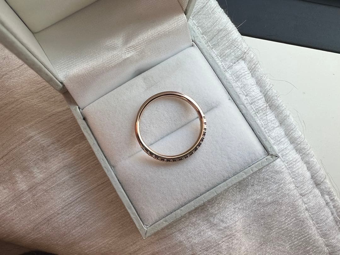 ロイヤルアッシャー ハーフエタニティ K18PG 12号 - メルカリ