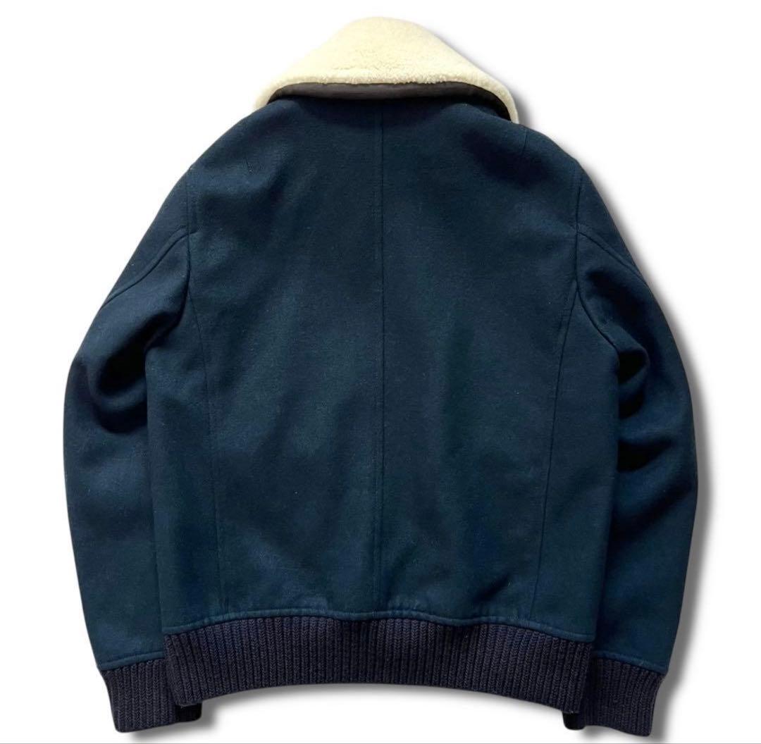 カシミヤ ウールムートン フライトジャケット - メルカリ