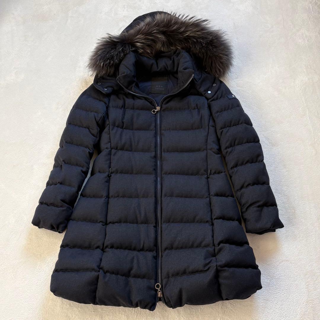 TATRAS タトラス LAVIANA ラビアナ ダウンコート ファーネイビー