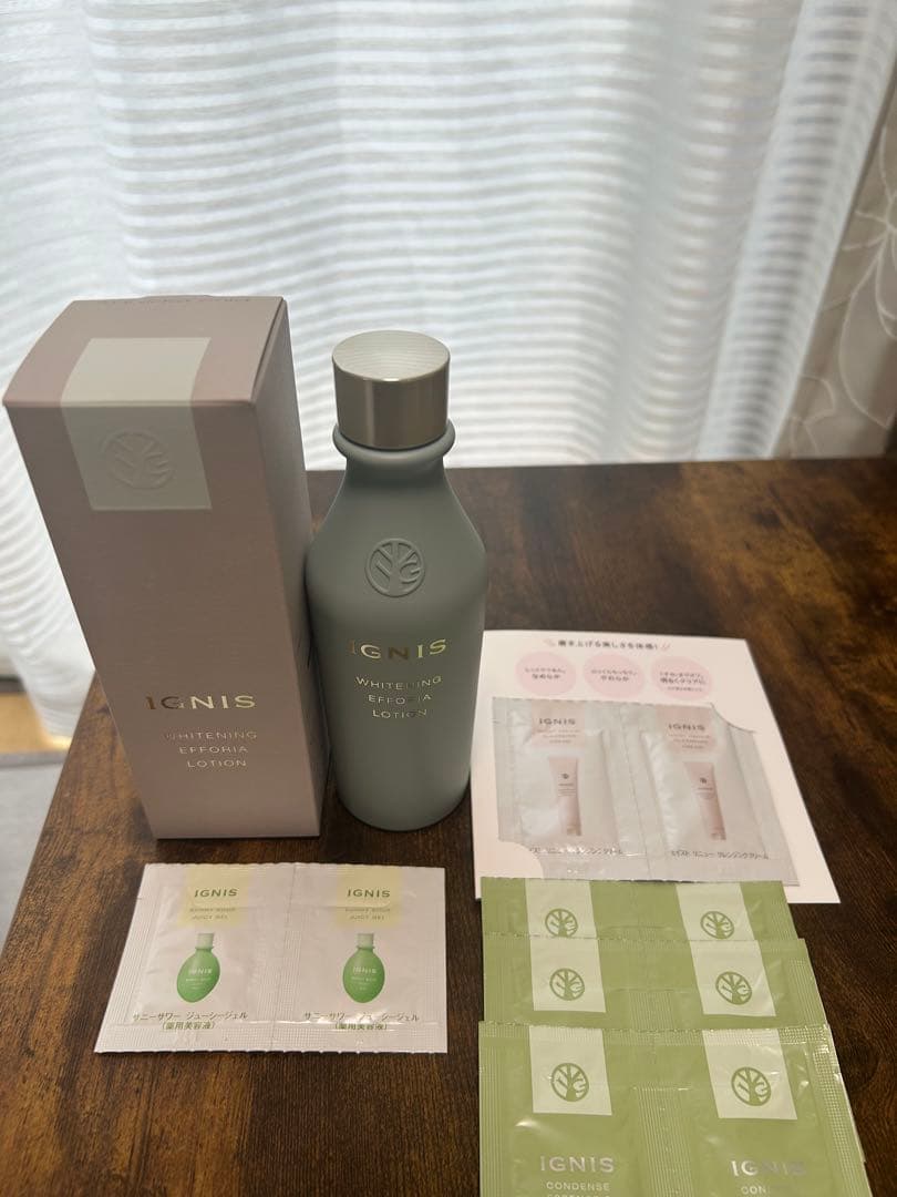☆新品☆IGNIS エフフォーリアローション　サンプルおまけ付き IGNIS エフフォーリア ローション&クリーム サンプル - メルカリ