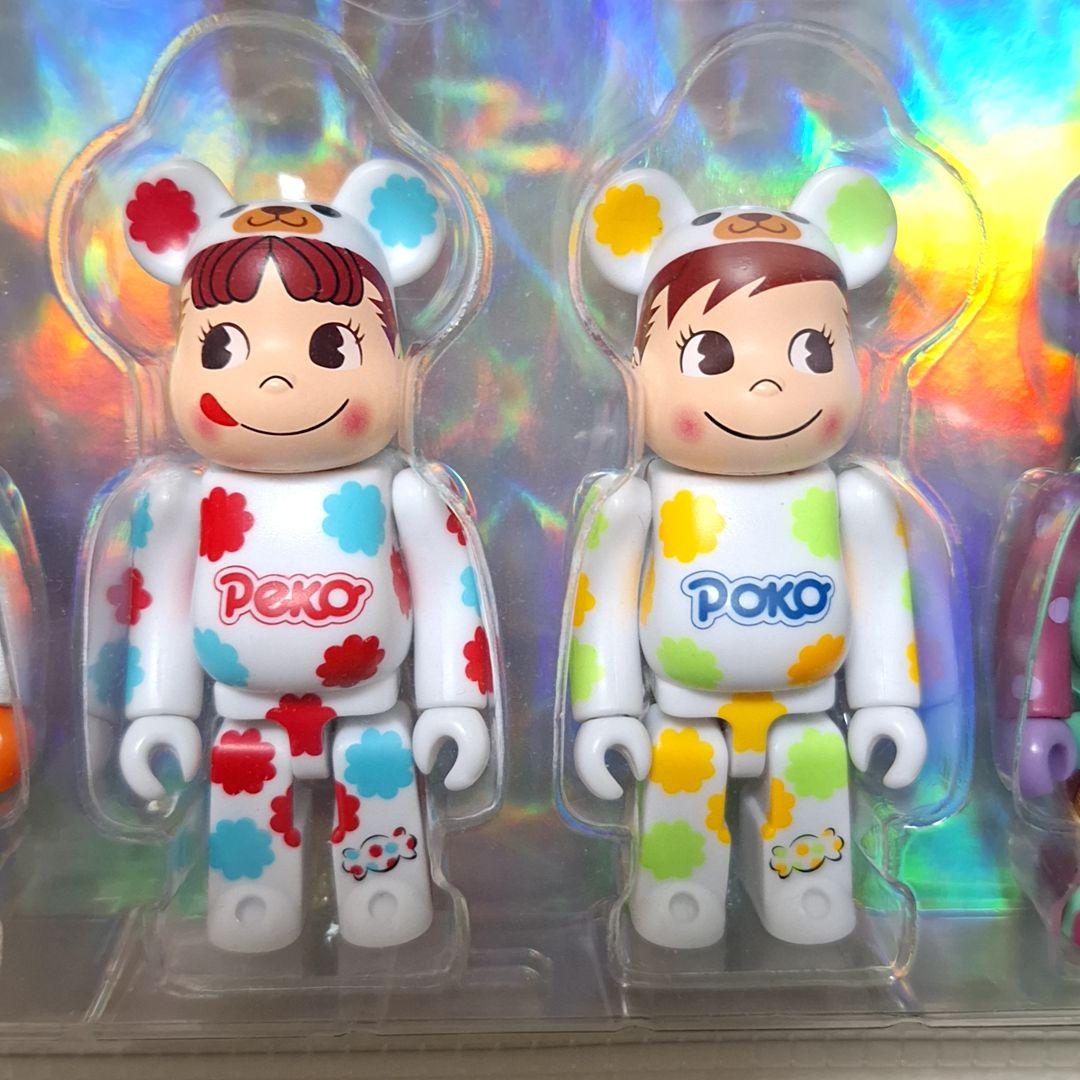 ベアブリック BE@RBRICK 不二家 ペコちゃん ポコちゃん ミルキー柄