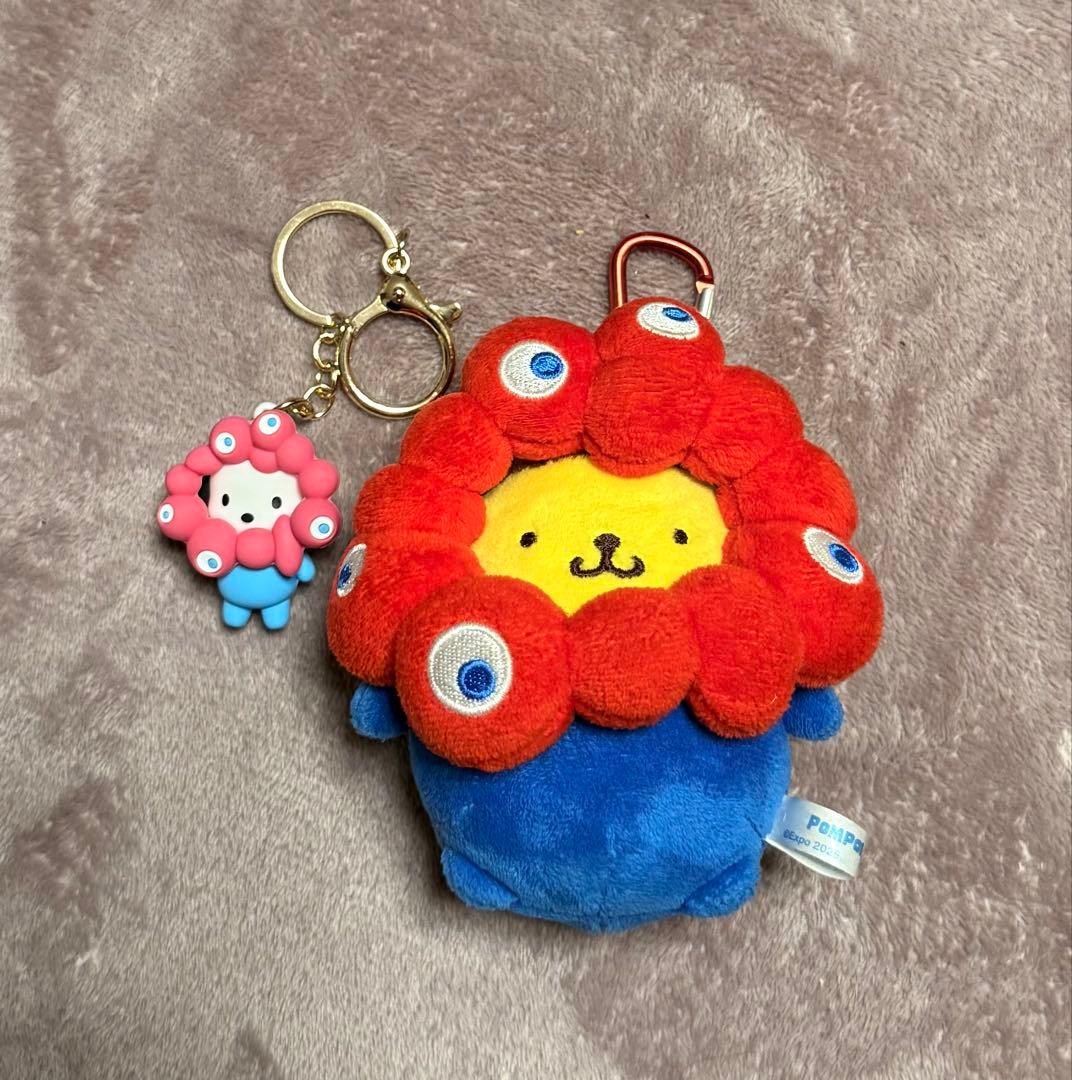 ミャクミャク なりきりぬいぐるみ ポムポムプリン ミャクミャクポチャッコ