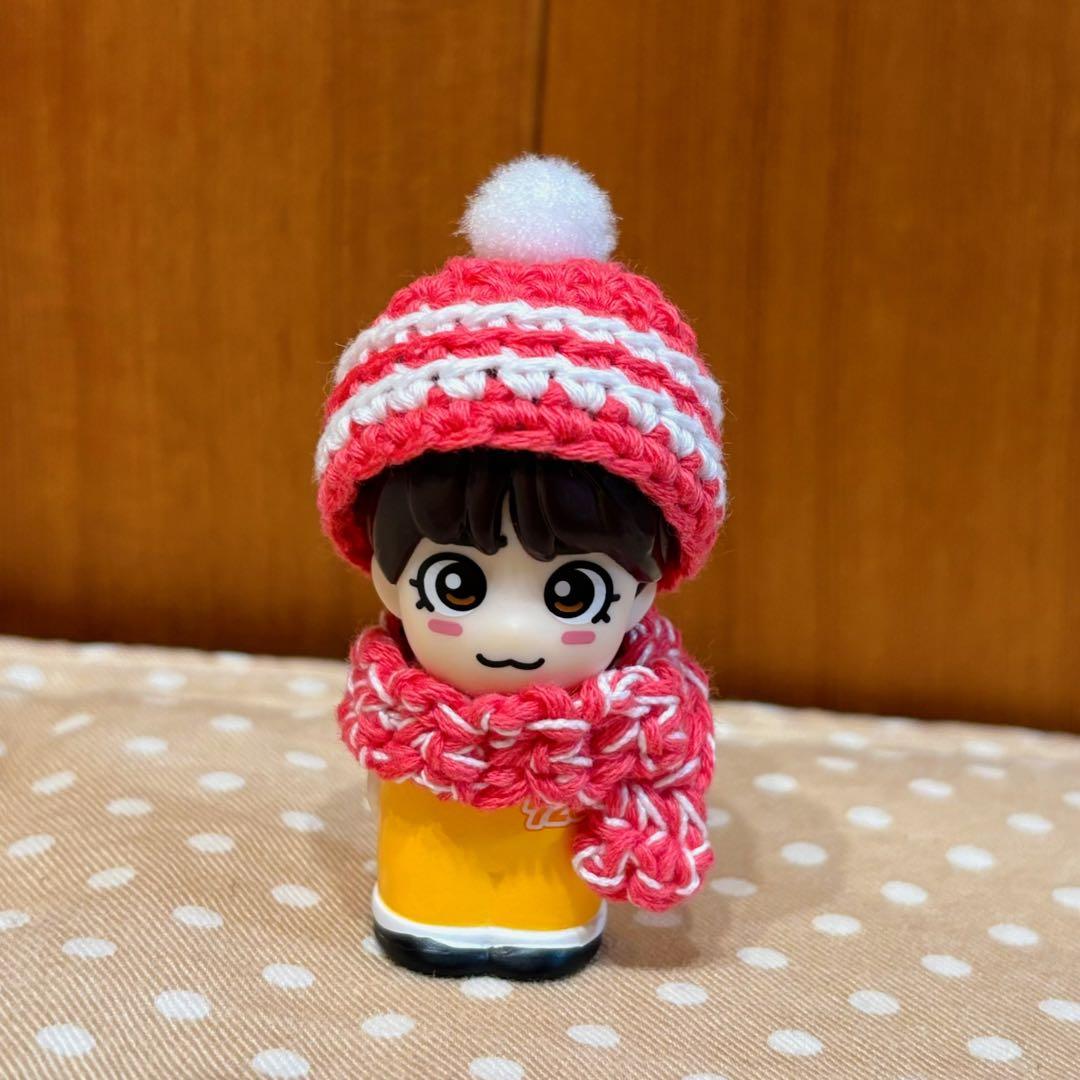 なにわ男子 指人形 ニット帽 マフラー セット 赤 - メルカリ