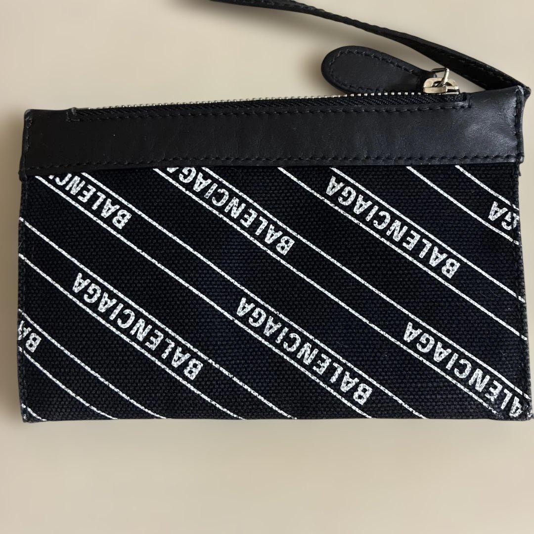 BALENCIAGA バレンシアガ ロゴ総柄 ミニトートバッグ ブラック - メルカリ