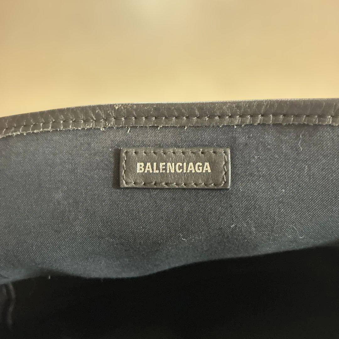BALENCIAGA バレンシアガ ロゴ総柄 ミニトートバッグ ブラック - メルカリ