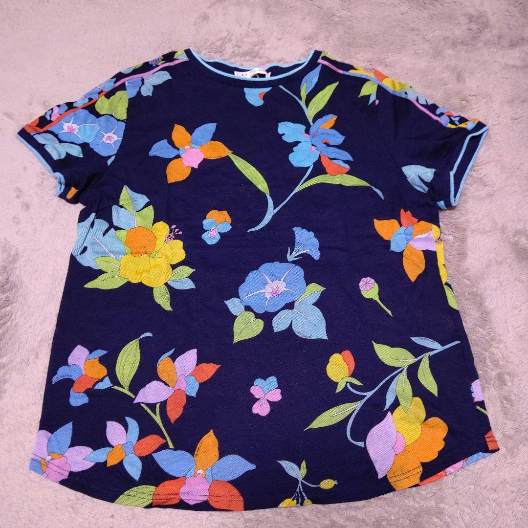 LEONARD SPORT フラワープリント Tシャツ 鹿の子 - メルカリ