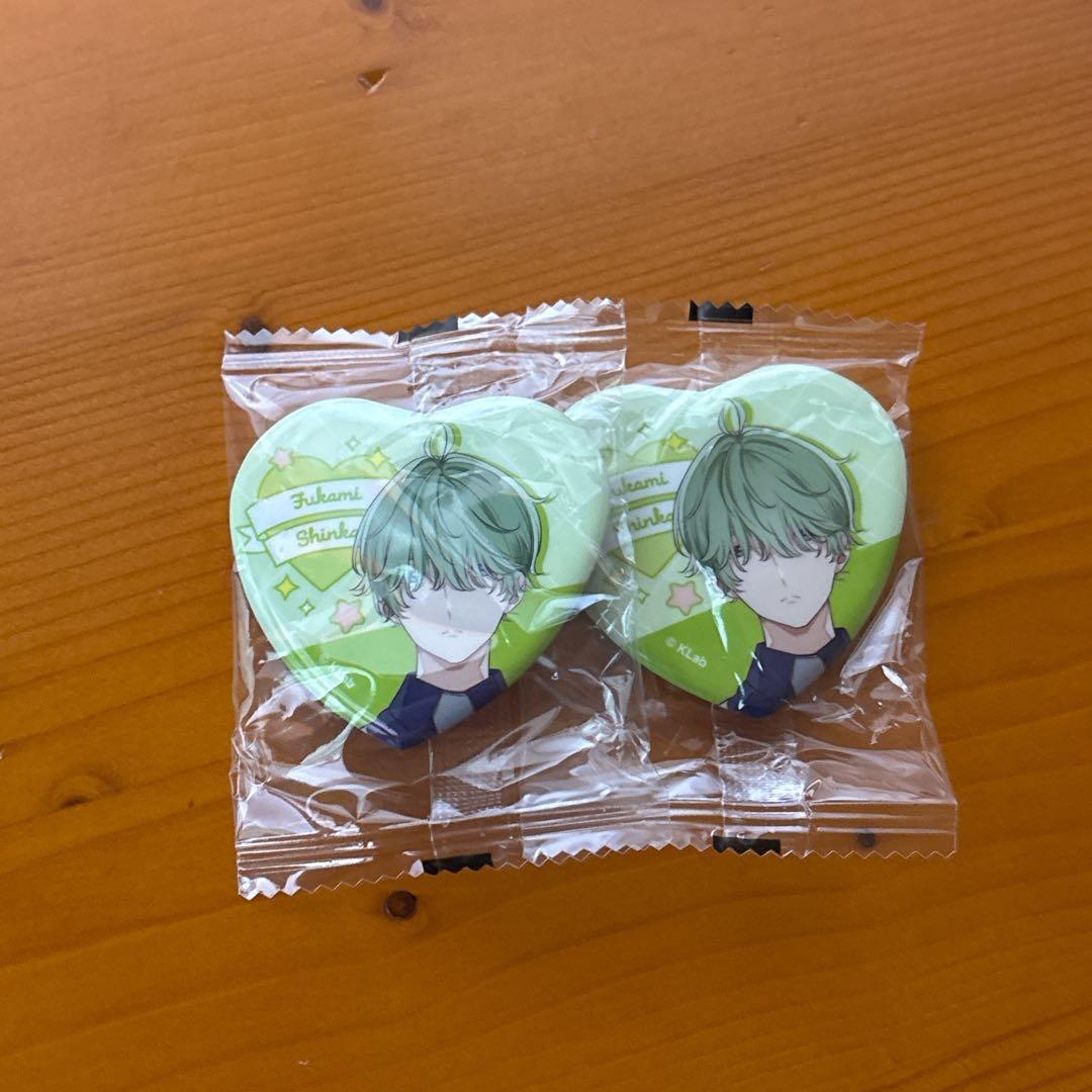 アオペラ 深海ふかみ カプセルハート缶バッジセット - メルカリ