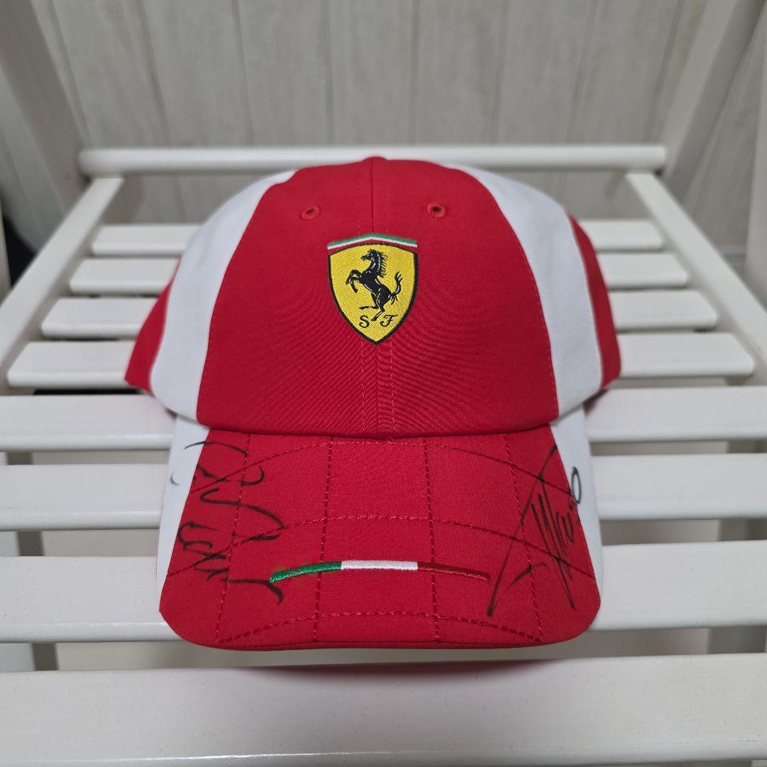 フェラーリ時代 アロンソ＆マッサ サイン入りキャップ（新品・タグ付き） フェラーリ時代 アロンソ＆マッサ サイン入りキャップ（新品・タグ付き