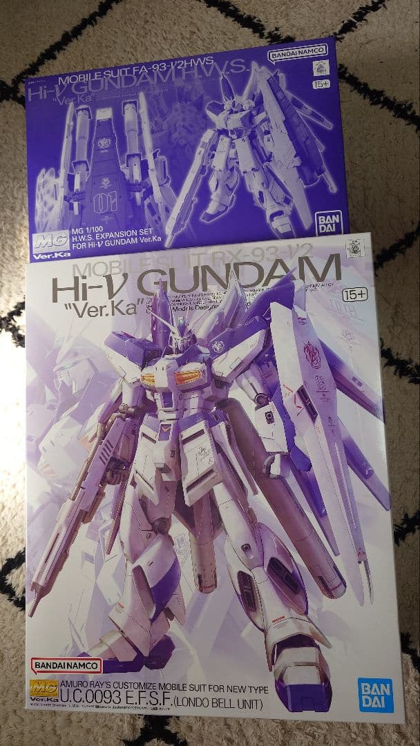MG Hi-ν ガンダムVer.Ka 、H.W.S.拡張セット 新品 ガンプラ - メルカリ