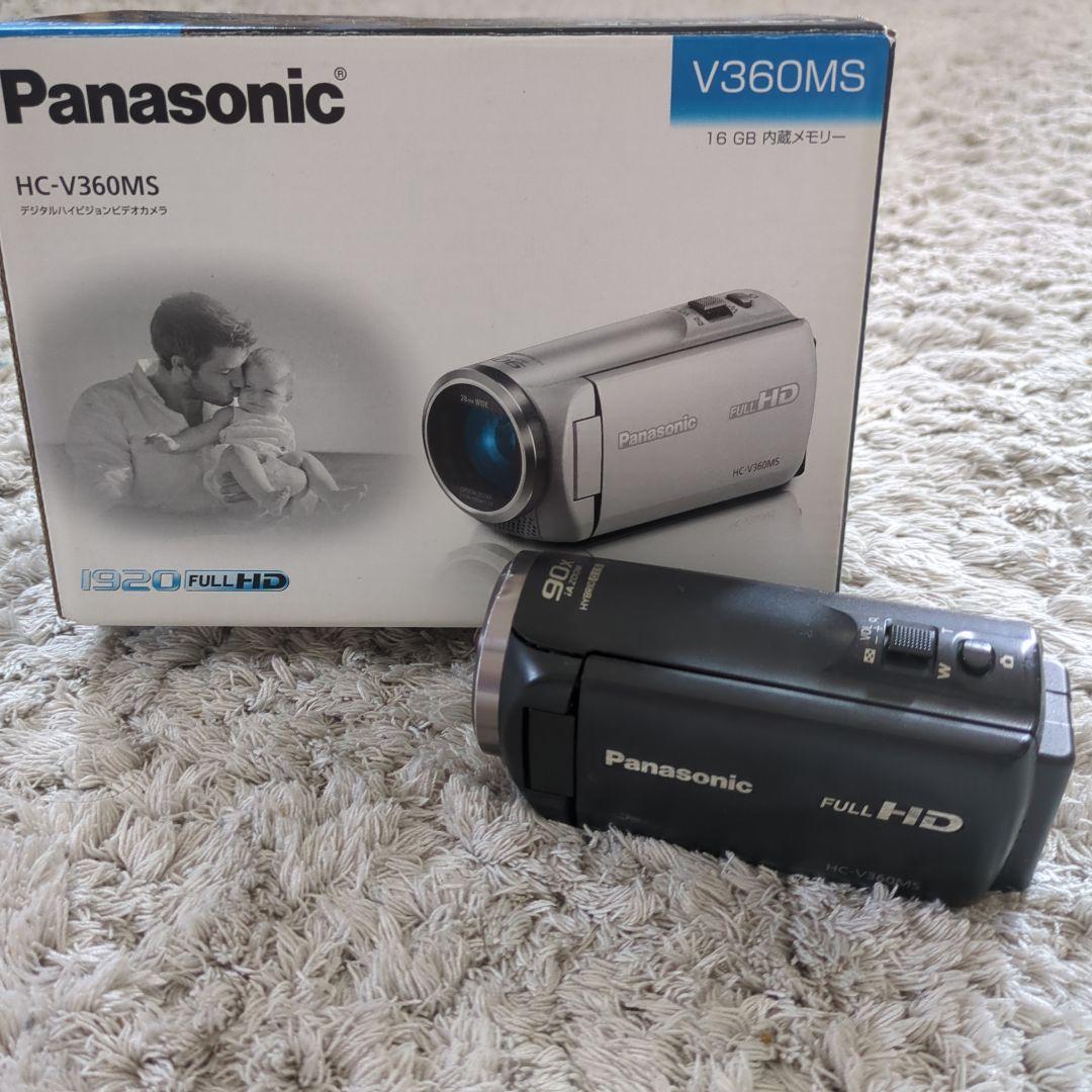 Panasonic HC-V360MS ビデオカメラ 本体　一式　動作確認済み