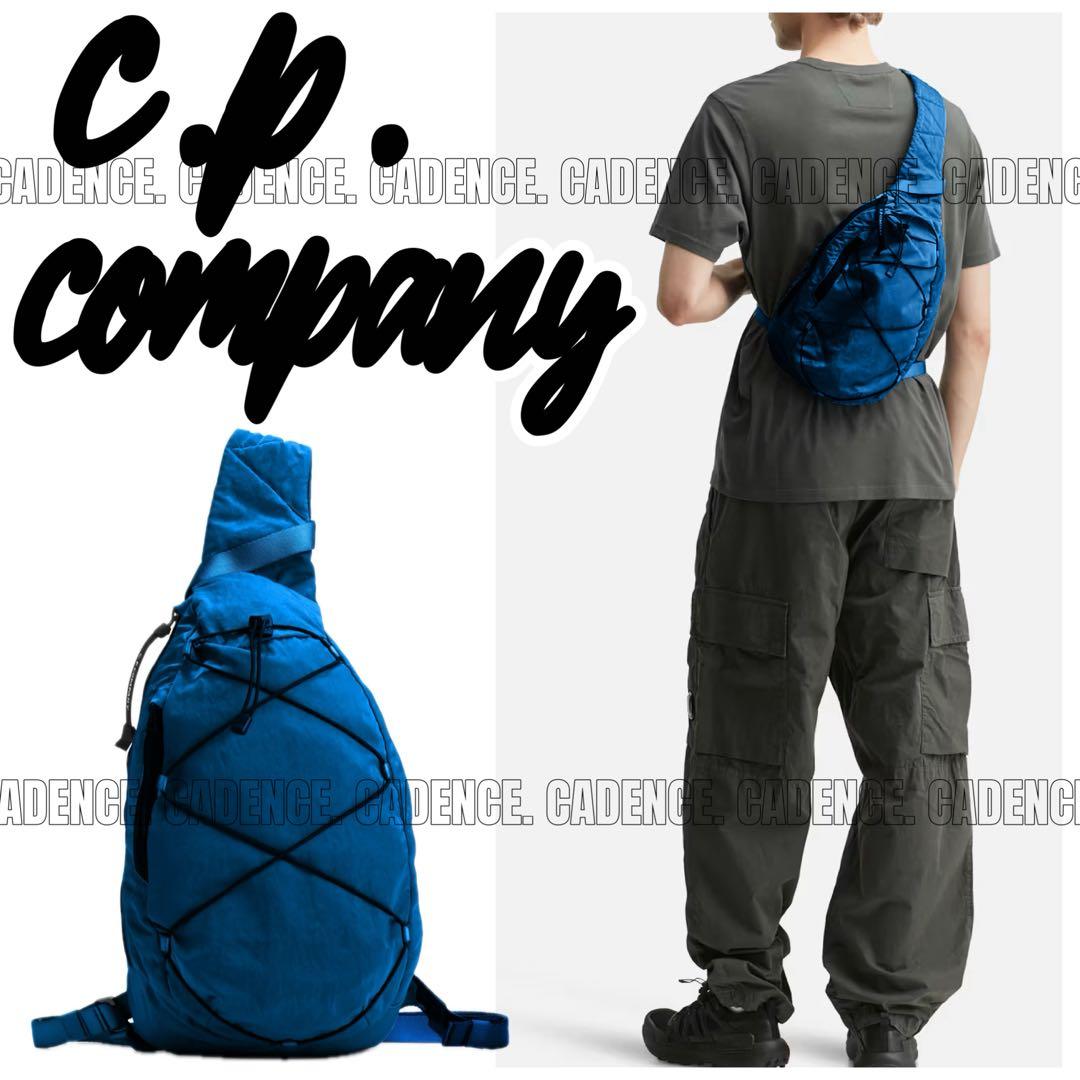 【定価3.7万】C.P.Company ボディ ショルダー バッグ ブルー