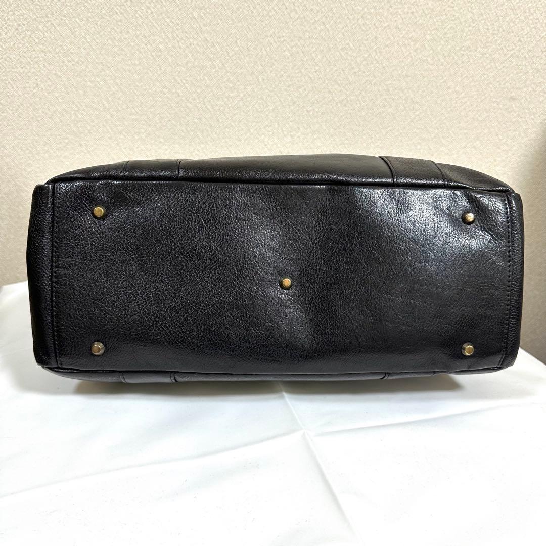 美品】sot トートバッグ ZEBU レザー 2way ブラック A4収納可 - メルカリ
