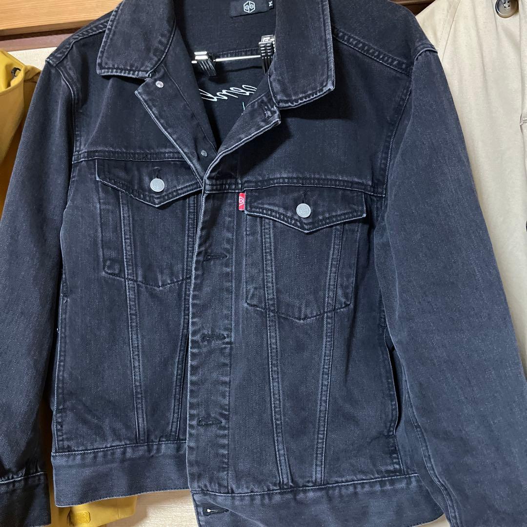 女王蜂 デニムジャケット ブラック 黒Mサイズ
