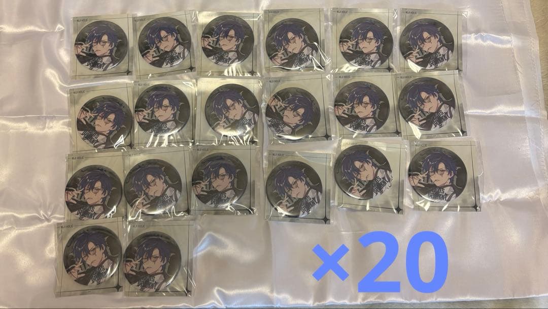 本日限定12,222円で！レオス・ヴィンセント NIJI HOLIC 缶バッジ にじさんじ レオス・ヴィンセント エデン組ハーフアニバーサリー 缶