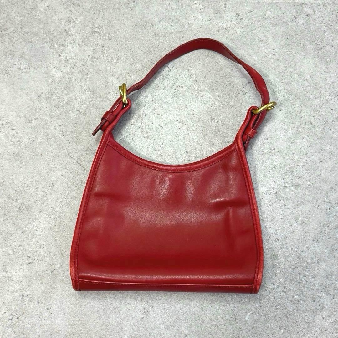 90s USA製 オールドコーチ ハンドバッグ 4106 レッド