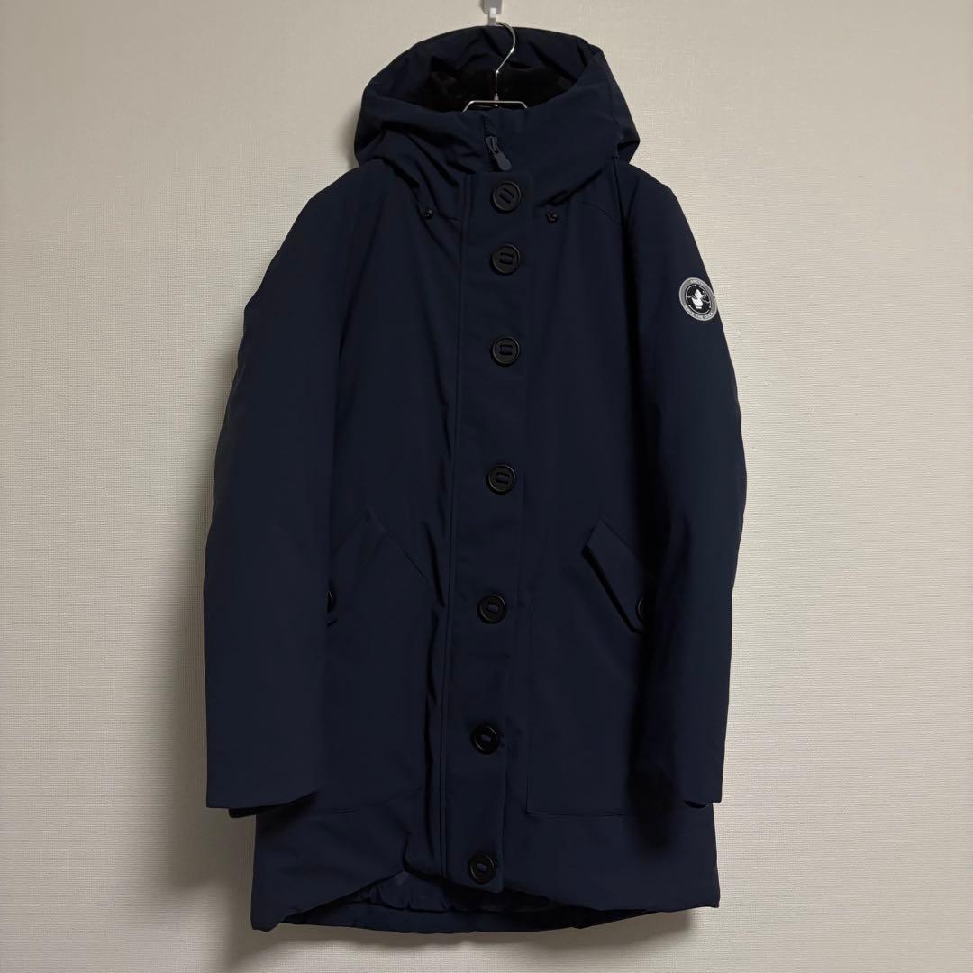 【極美品】セーブザダック エコダウン ネイビー ロング