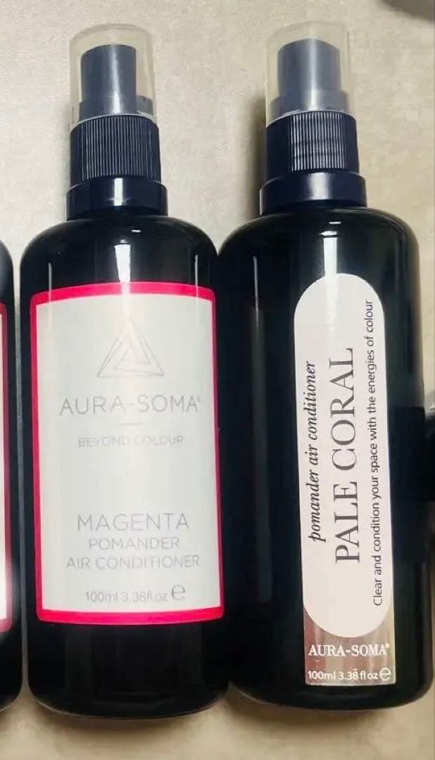 AURA-SOMA エアコンディショナー100ml 1本から PC19 エアコンディショナー 100ml ローズピンク−オーラソーマ エアー